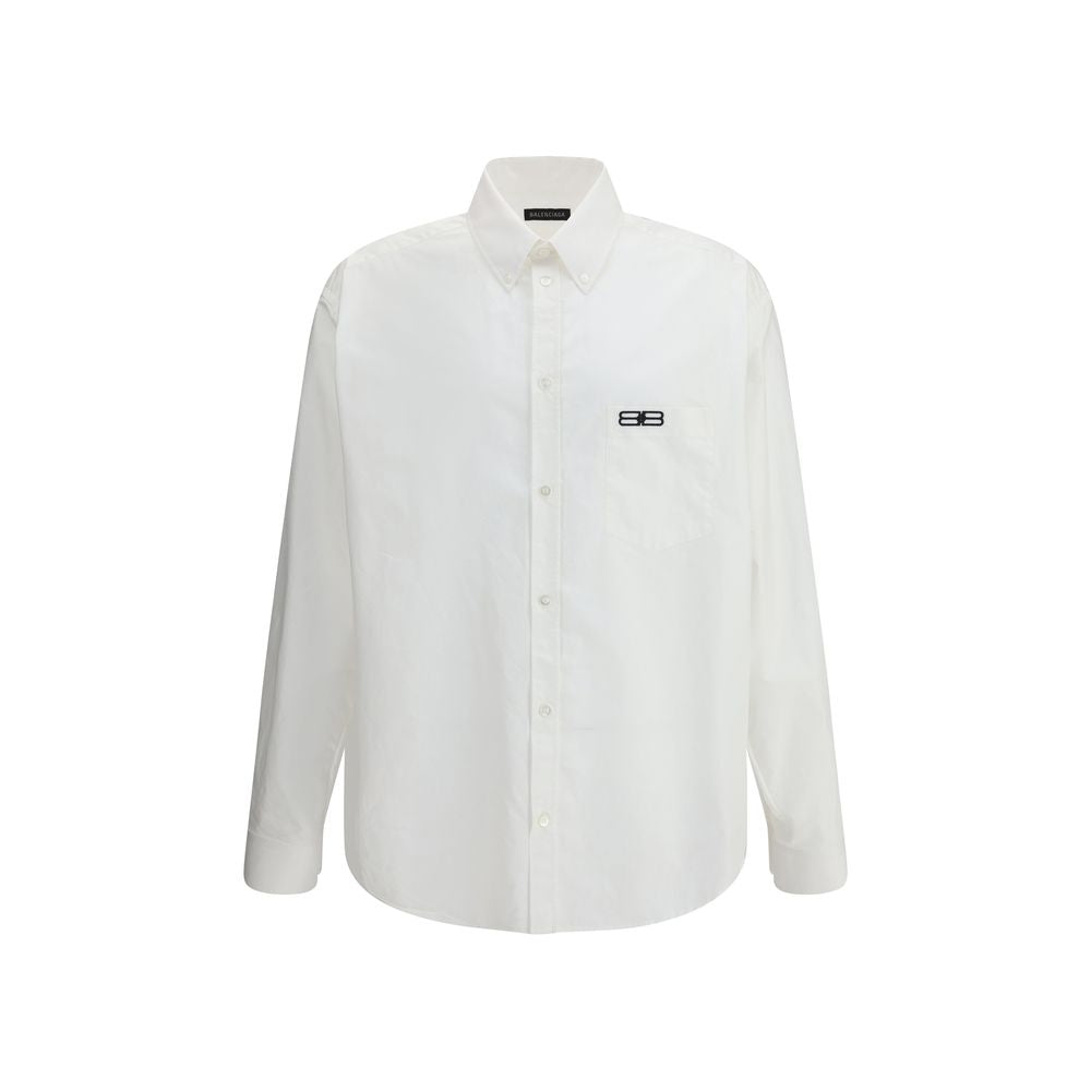 White Cotton Dress Shirt