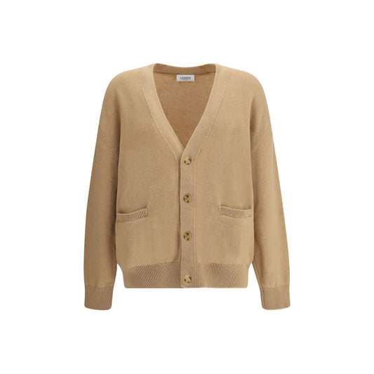 Beige Merino Wool Cardigan