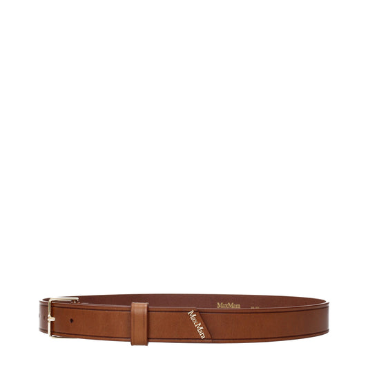 Brown Leather Regular Belt