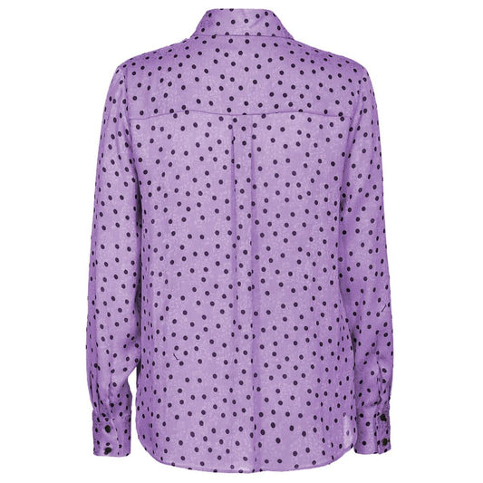Purple Polyester Shirt