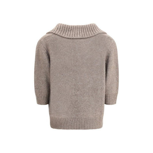 Beige Cashmere Sweatshirt