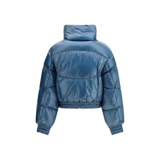 Blue Polyamide Jackets And Coat