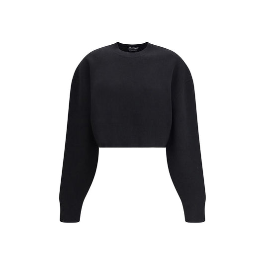 Black Fleece Wool Sweatshirt