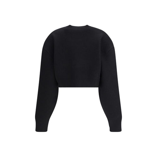 Black Fleece Wool Sweatshirt
