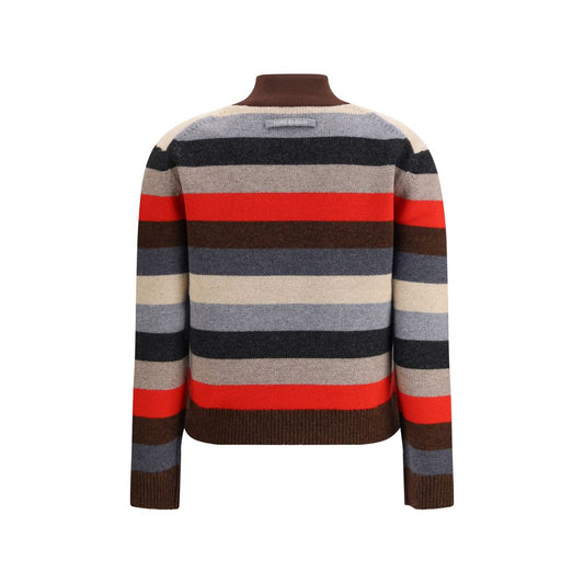 Multicolor Merino Wool Turtleneck