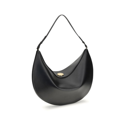 Black Calf Leather Bos Taurus Shoulder Bag