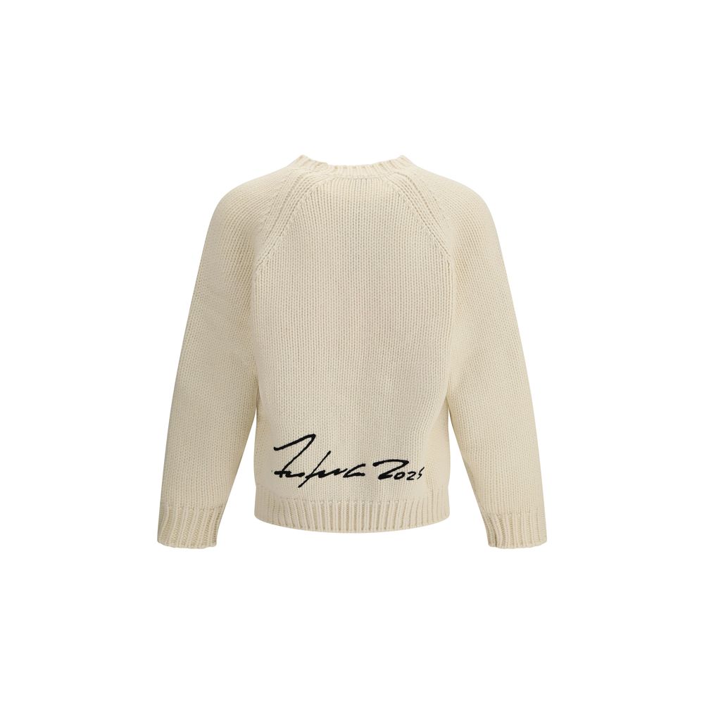 Cream Wool Sweatshirt