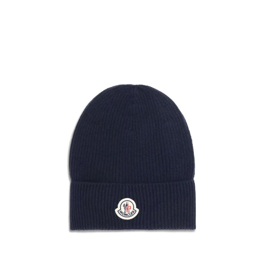 Blue Wool Beanie