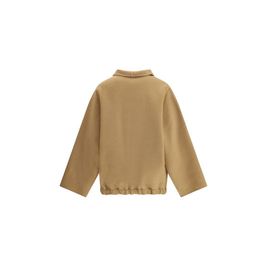 Beige Wool Clothing