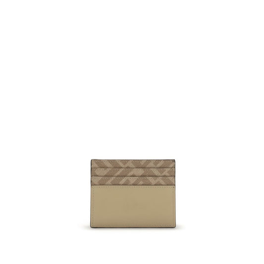 Beige Calf Leather Bos Taurus Wallet