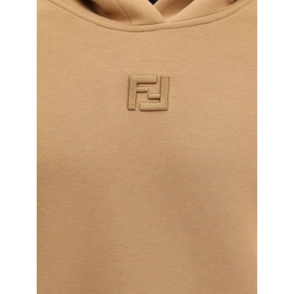 Beige Cotton Sweatshirt