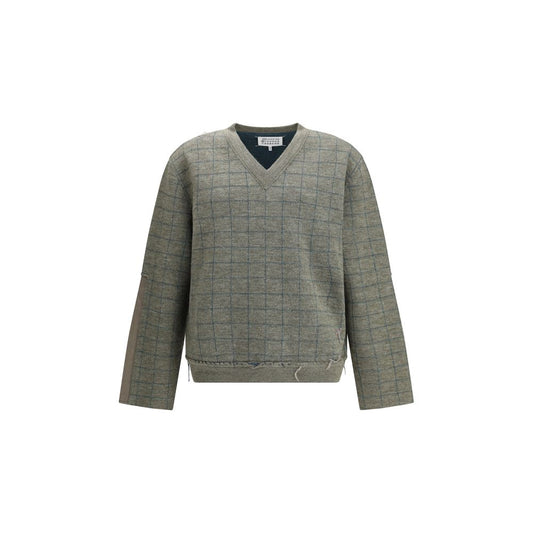 Green Fleece Wool Sweatshirt