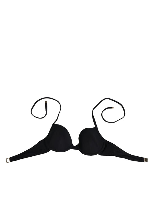 Black Underwire Push Up Balconette Bra Underwear