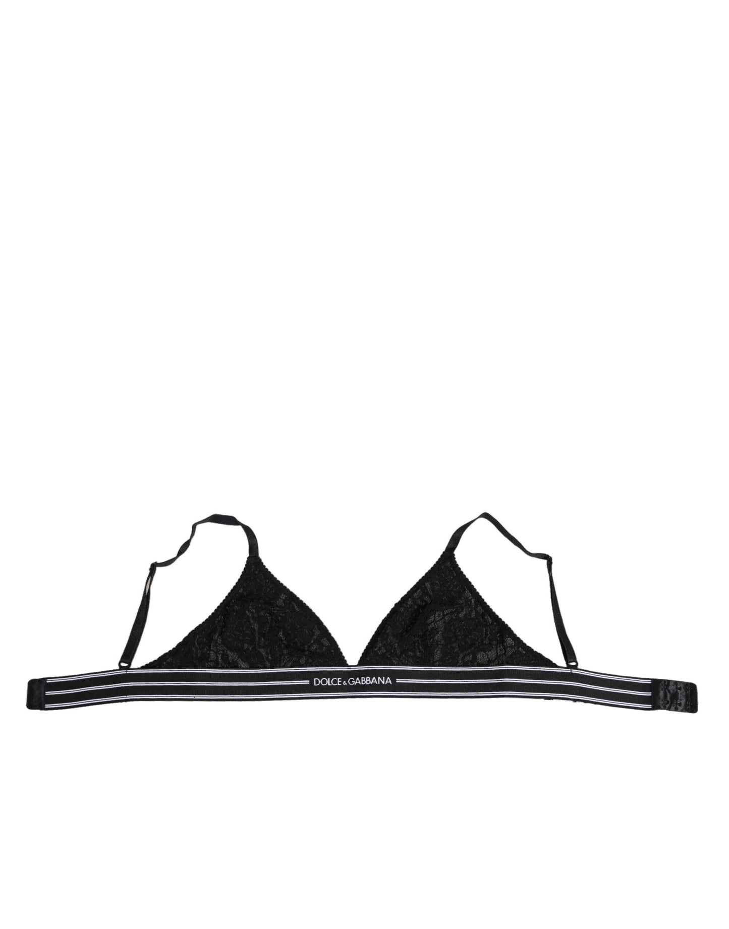 Black Lace Triangle Bralette Wireless Underwear