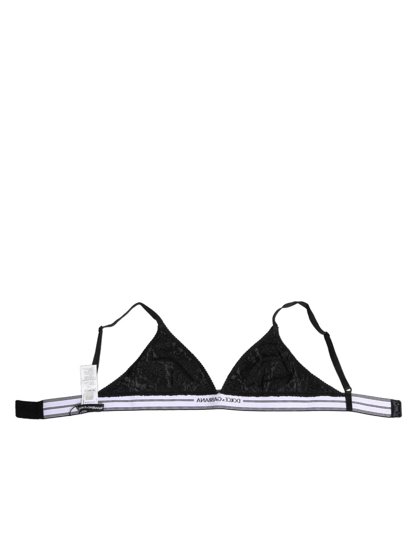 Black Lace Triangle Bralette Wireless Underwear