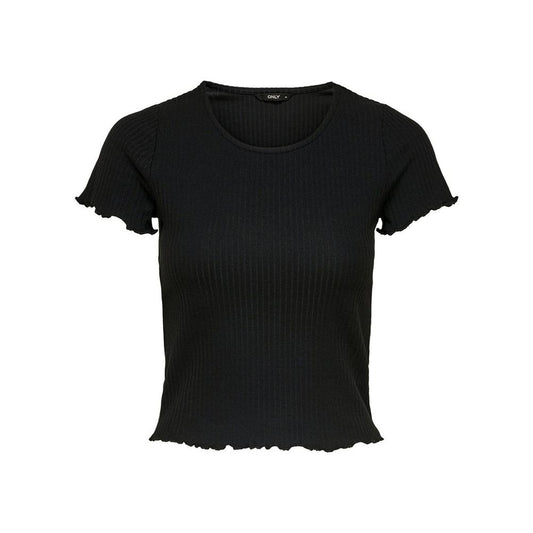 Black Polyester T-Shirt