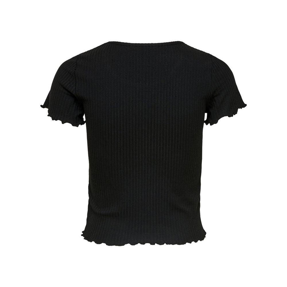 Black Polyester T-Shirt