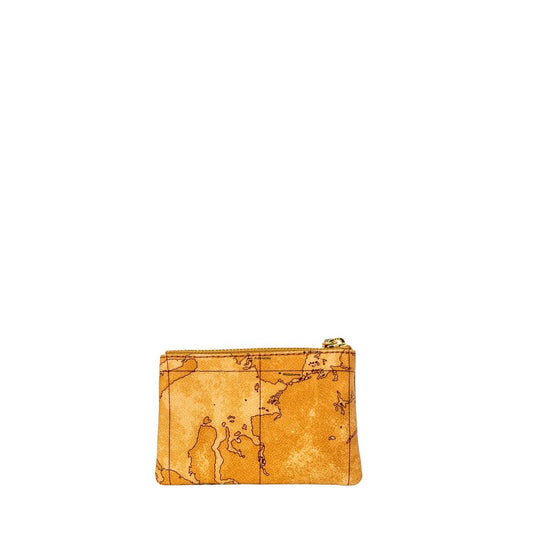 Beige Leather Clutch Bag