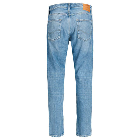 Blue Cotton Relaxed Fit Jeans