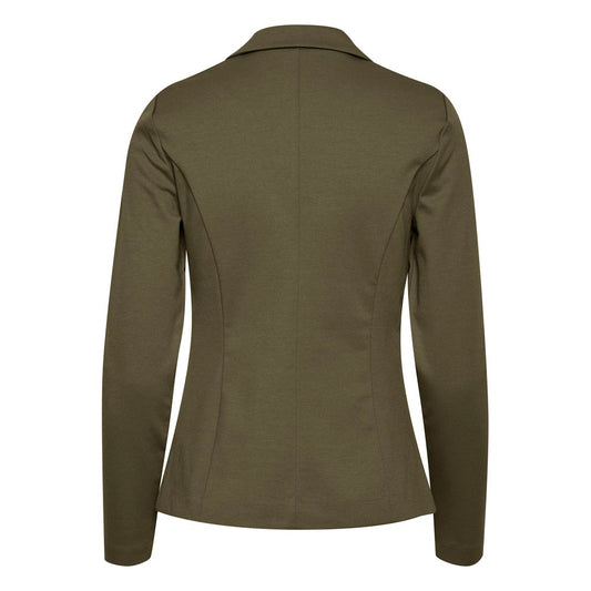 Green Polyester Blazer