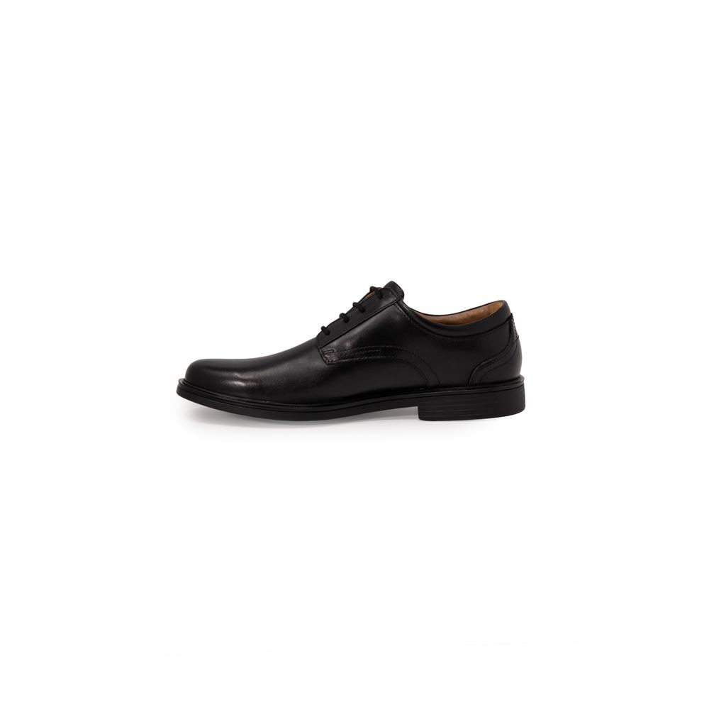 Black Leather Oxfords And Derbies