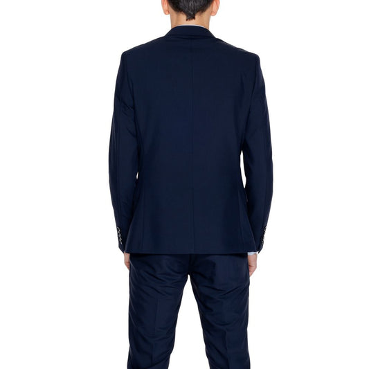 Blue Polyester Blazer