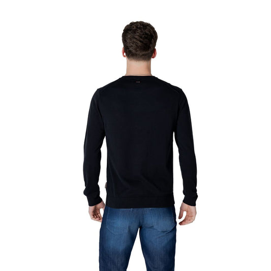 Black Cotton Sweatshirt