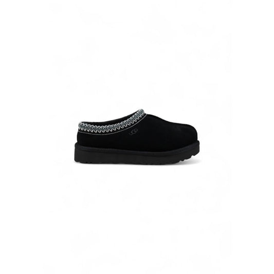 Black Suede Leather Slipper