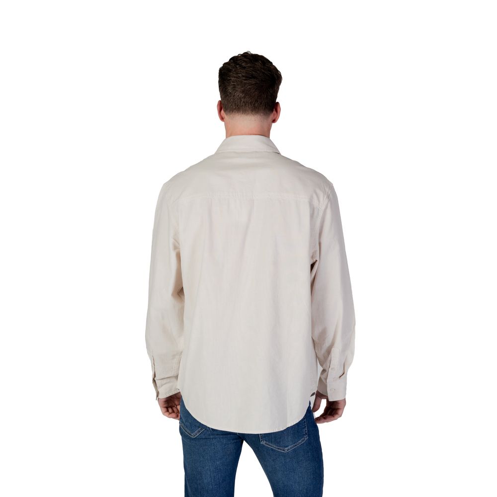 Beige Recycled Cotton Shirt