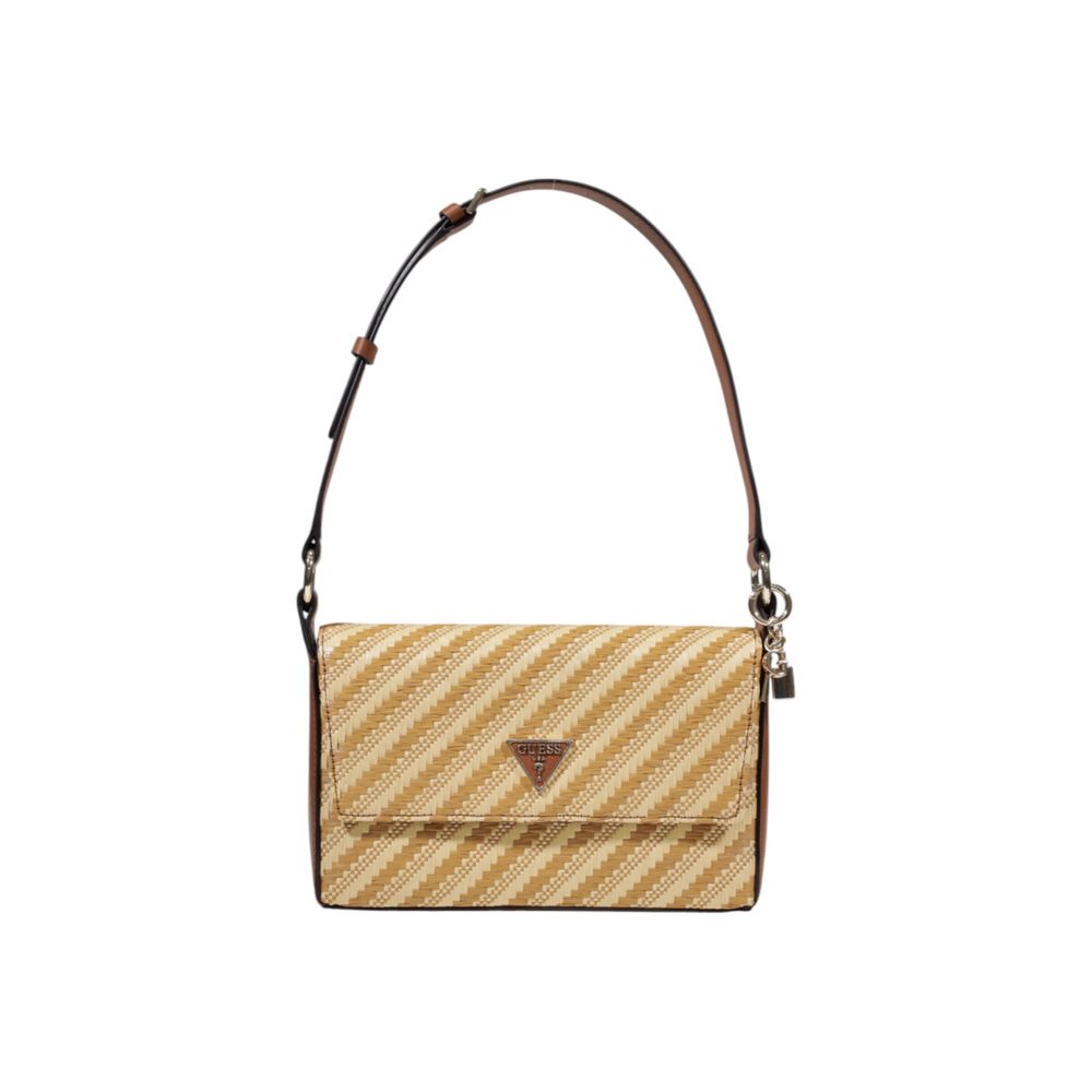 Beige Polypropylene Handbag