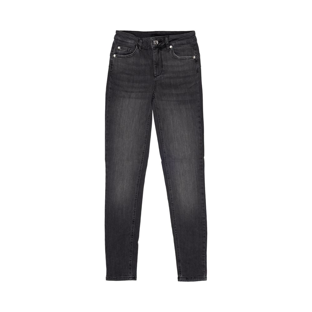 Black Cotton Skinny Jean