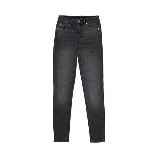 Black Cotton Skinny Jean