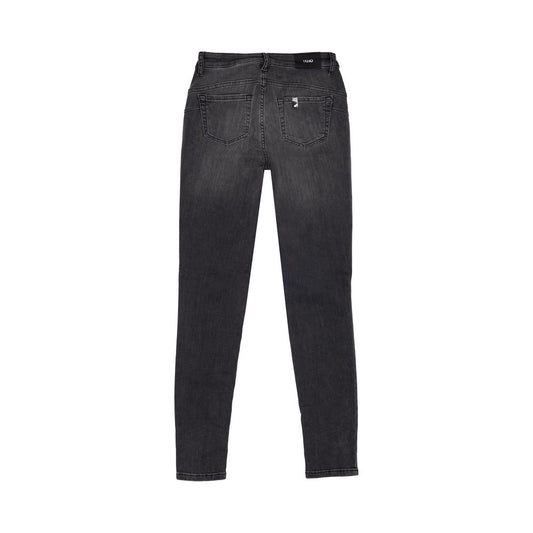 Black Cotton Skinny Jean