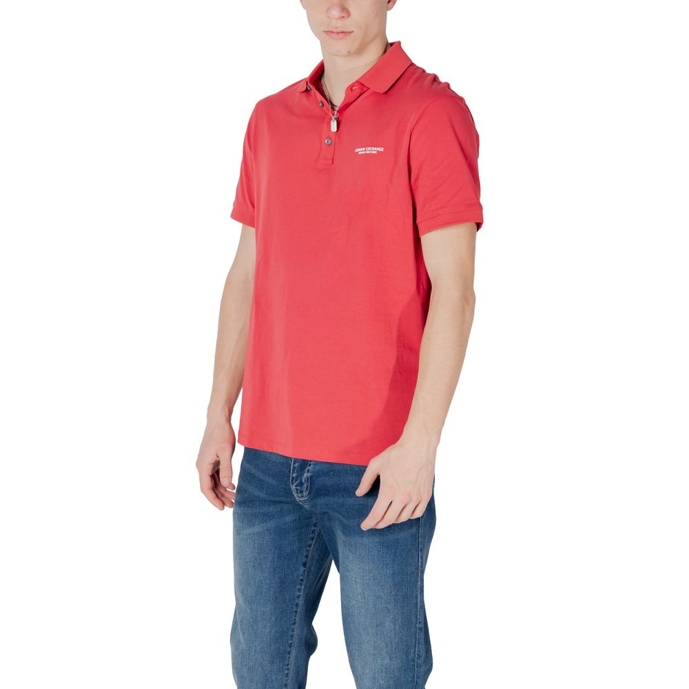 Red Cotton Polo Shirt