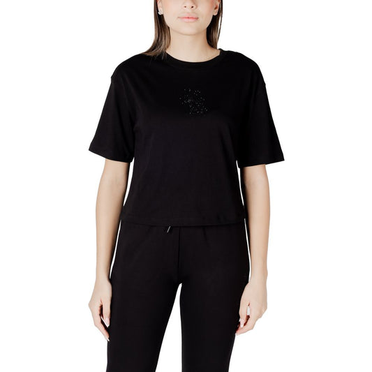Black Cotton T-Shirt