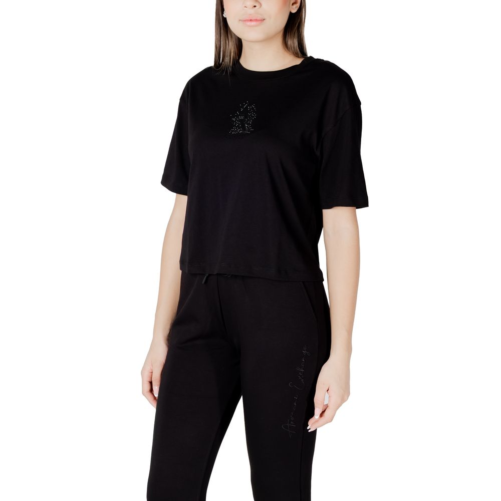 Black Cotton T-Shirt