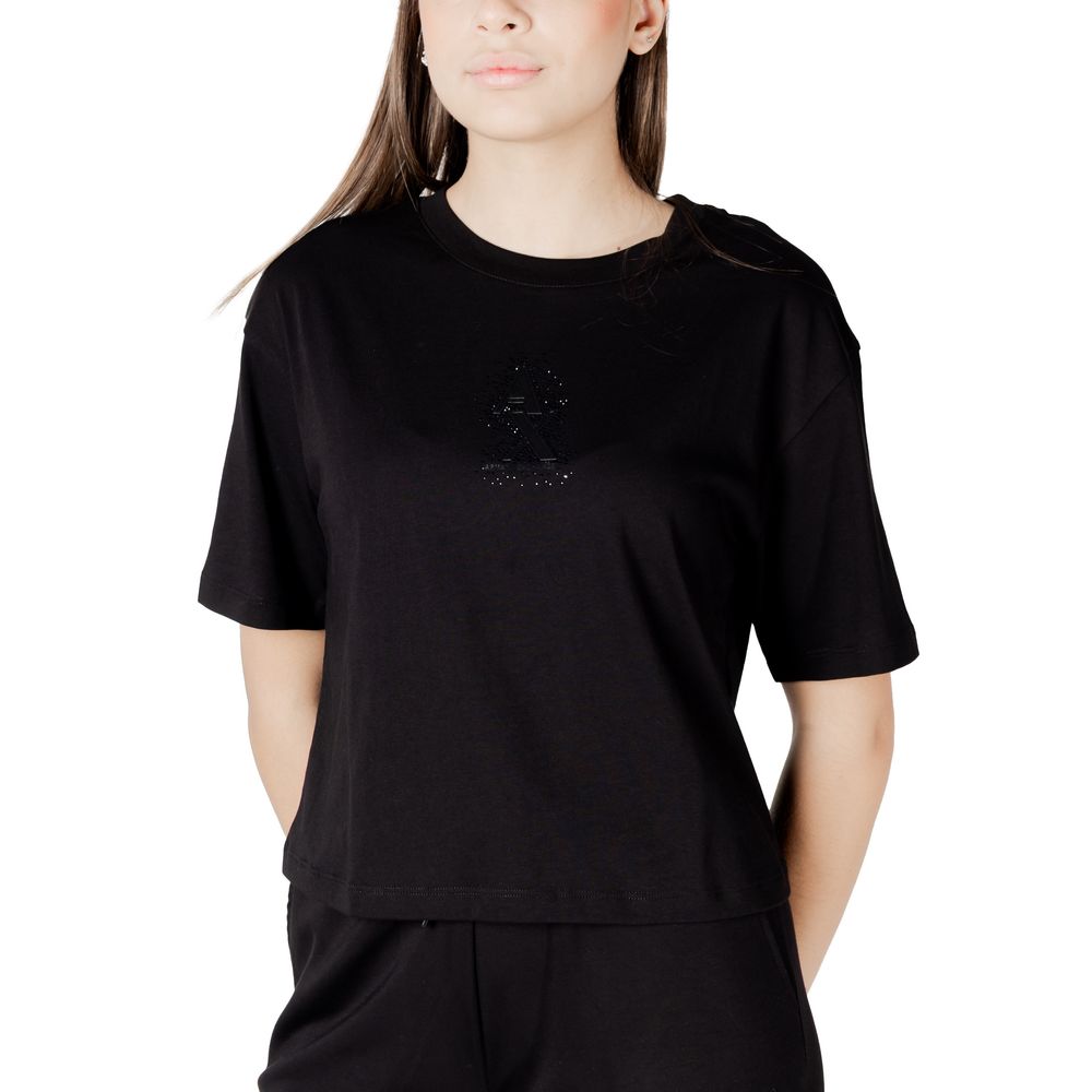 Black Cotton T-Shirt