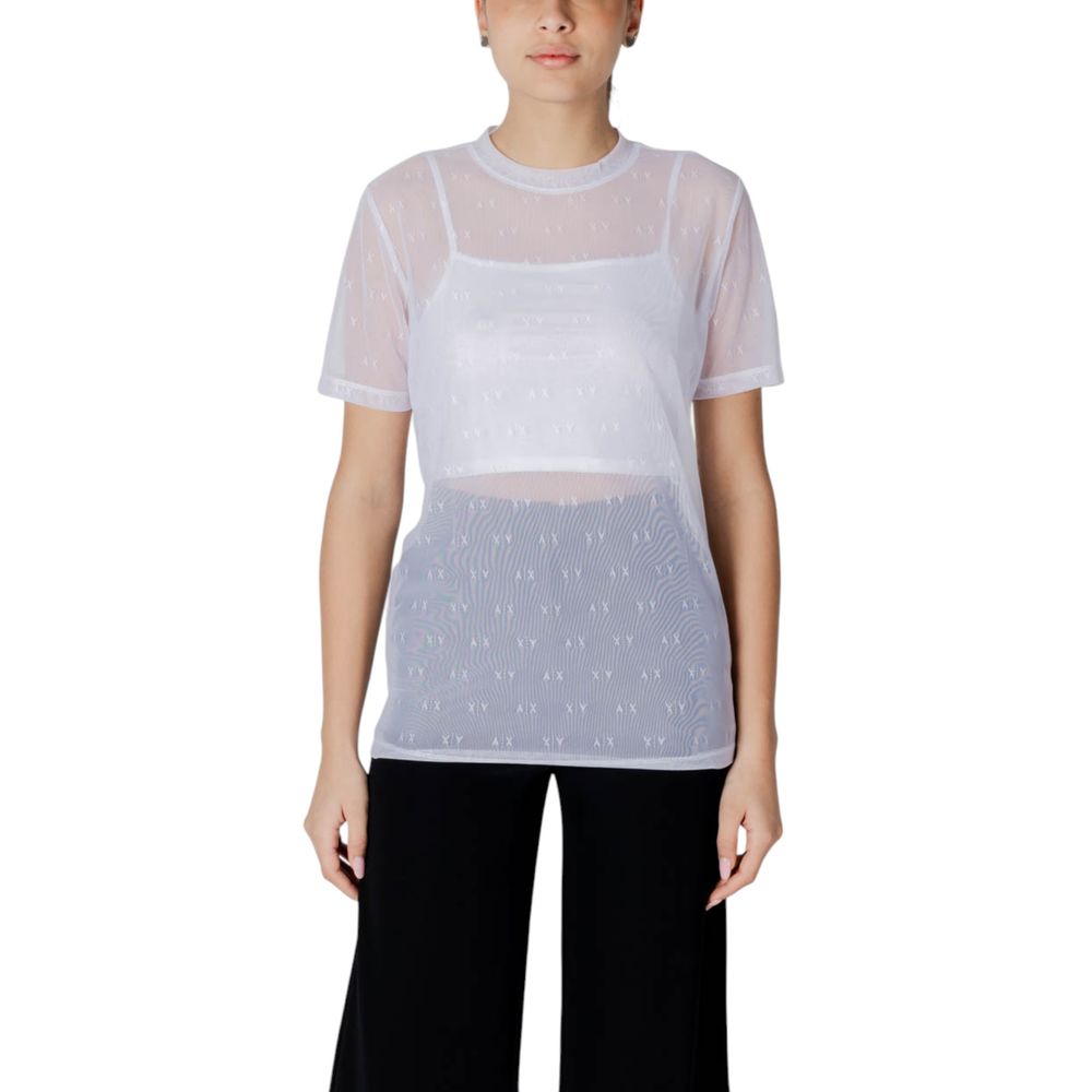 White Polyamide T-Shirt