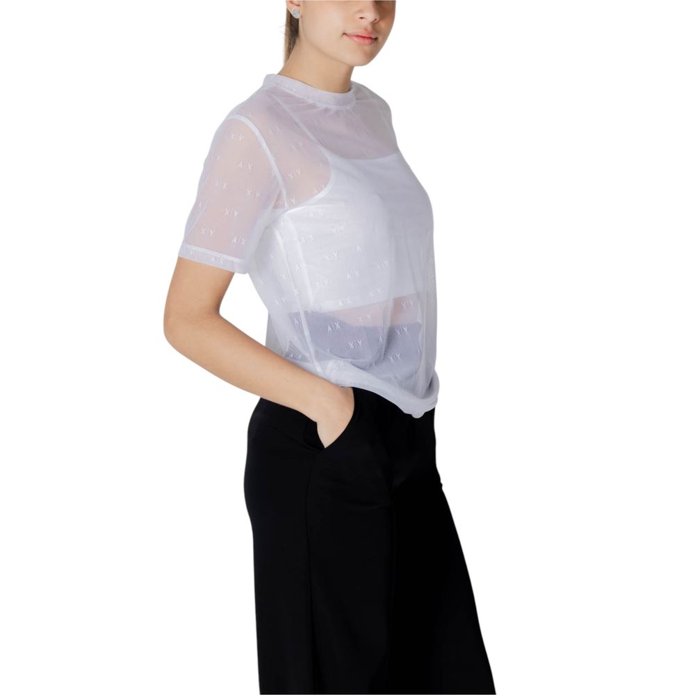 White Polyamide T-Shirt
