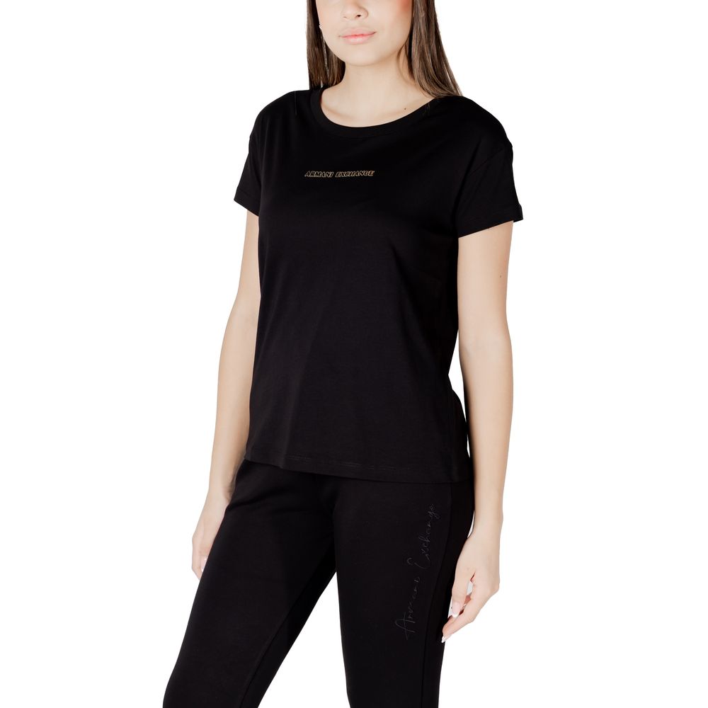Black Cotton T-Shirt