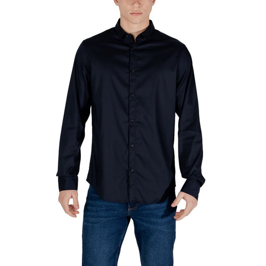 Blue Lyocell Dress Shirt