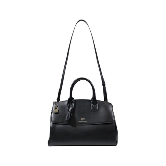 Black Polyester Handbag