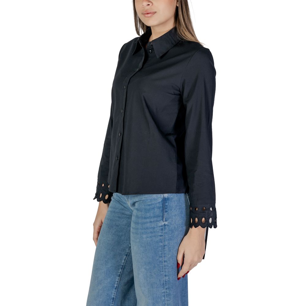 Black Cotton Blouse