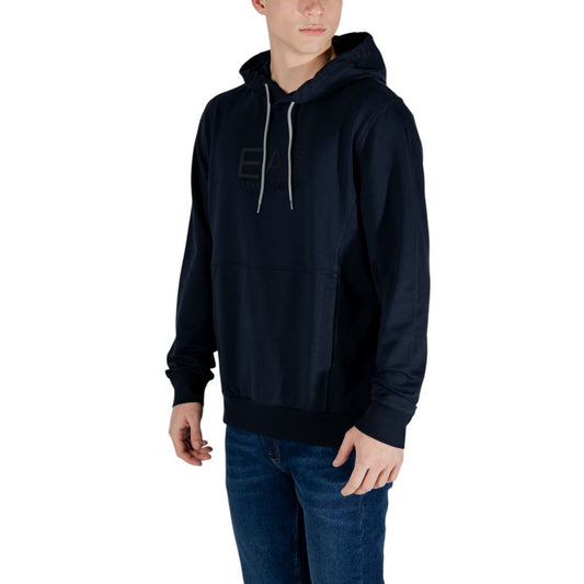 Blue Cotton Hoodie
