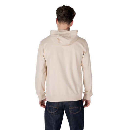 Beige Cotton Hoodie