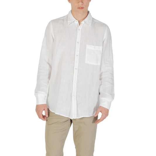 White Linen Dress Shirt