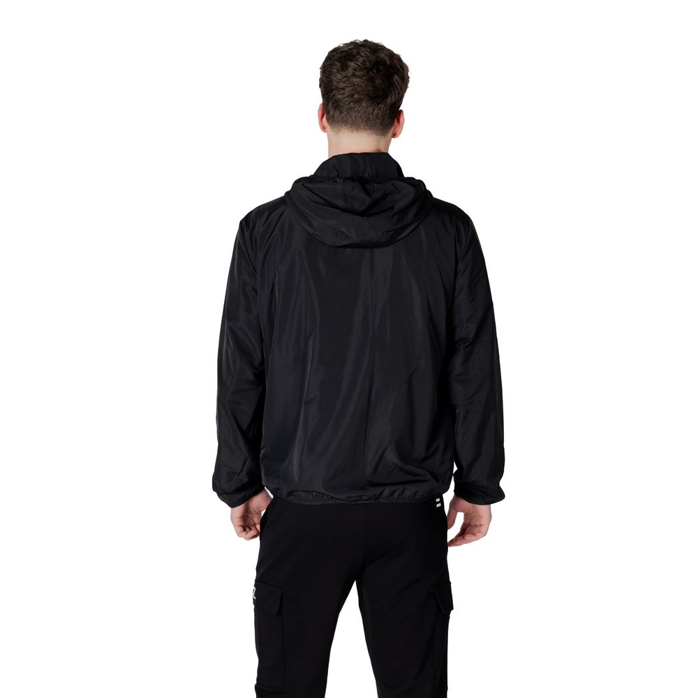 Black Polyester Shell Jacket