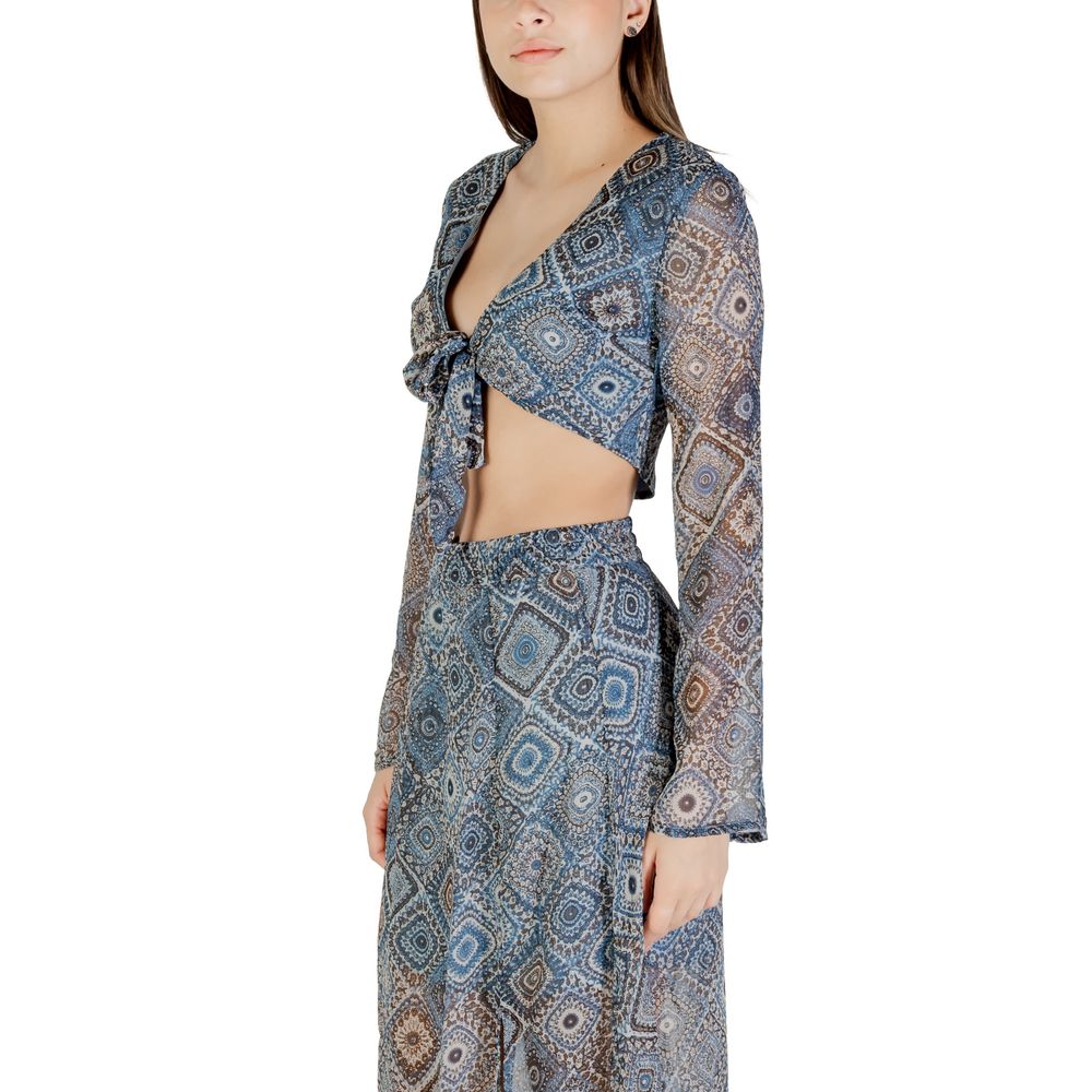 Blue Recycled Polyester Top