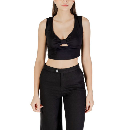 Black Viscose Top