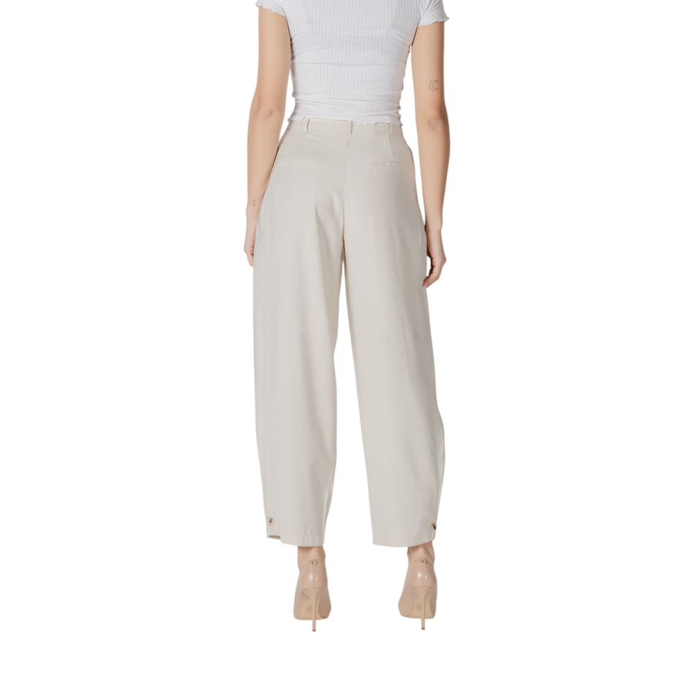 Cream Viscose Pant